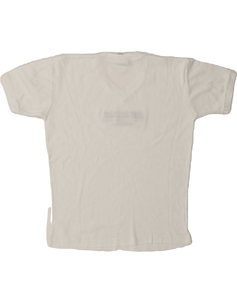 HARD ROCK CAFE Womens Hurghada Graphic T-Shirt Top UK 12 Medium White Vintage Hard Rock Cafe and Second-Hand Hard Rock Cafe from Messina Hembry 