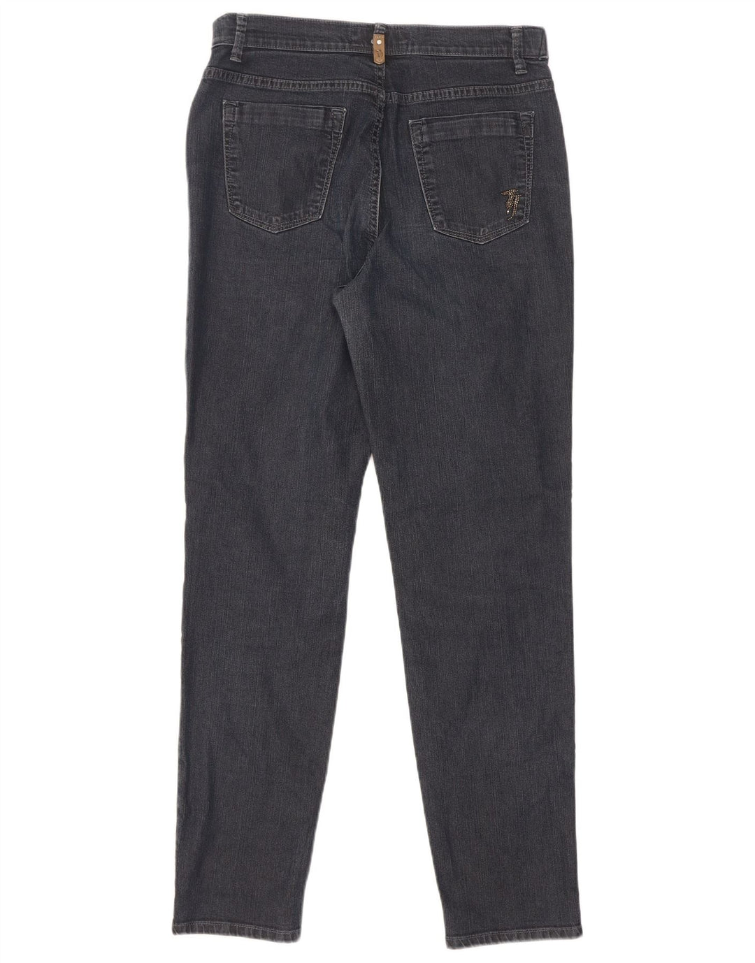 Trussardi Womens Slim Jeans W29 L30 Navy Blue Cotton