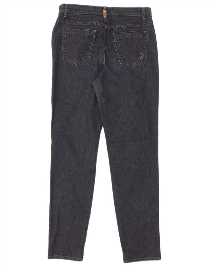 Trussardi Womens Slim Jeans W29 L30 Navy Blue Cotton