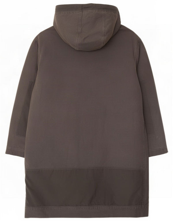 Murphy & Nye Mens Hooded Waxed Cotton Windbreaker Coat UK 42 XL Grey