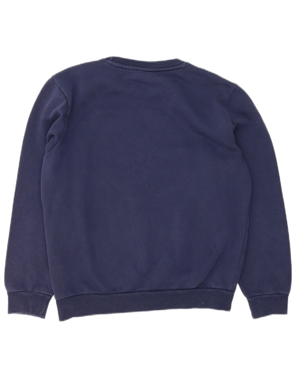 Puma Mens Sweatshirt Jumper Small Navy Blue Cotton Sports