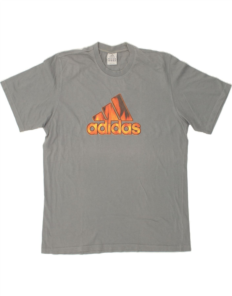 ADIDAS Mens Graphic T-Shirt Top XL Grey | Vintage Adidas | Thrift | Second-Hand Adidas | Used Clothing | Messina Hembry 