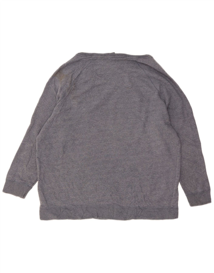 Nike Mens Graphic Sweatshirt Jumper XL Grey Cotton