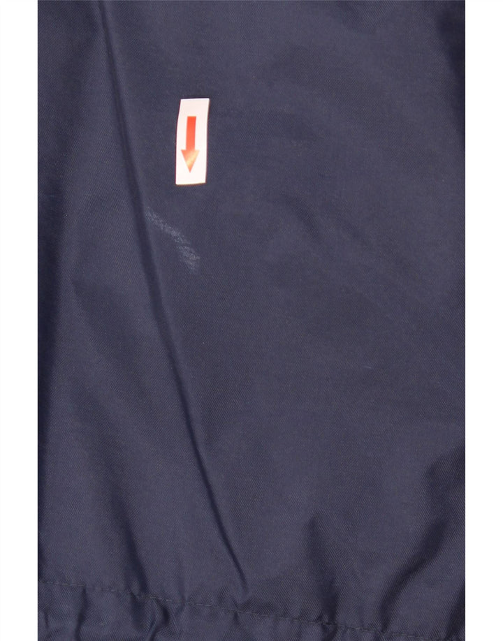 Adidas Mens Windbreaker Jacket UK 40 Large Navy Blue Colourblock
