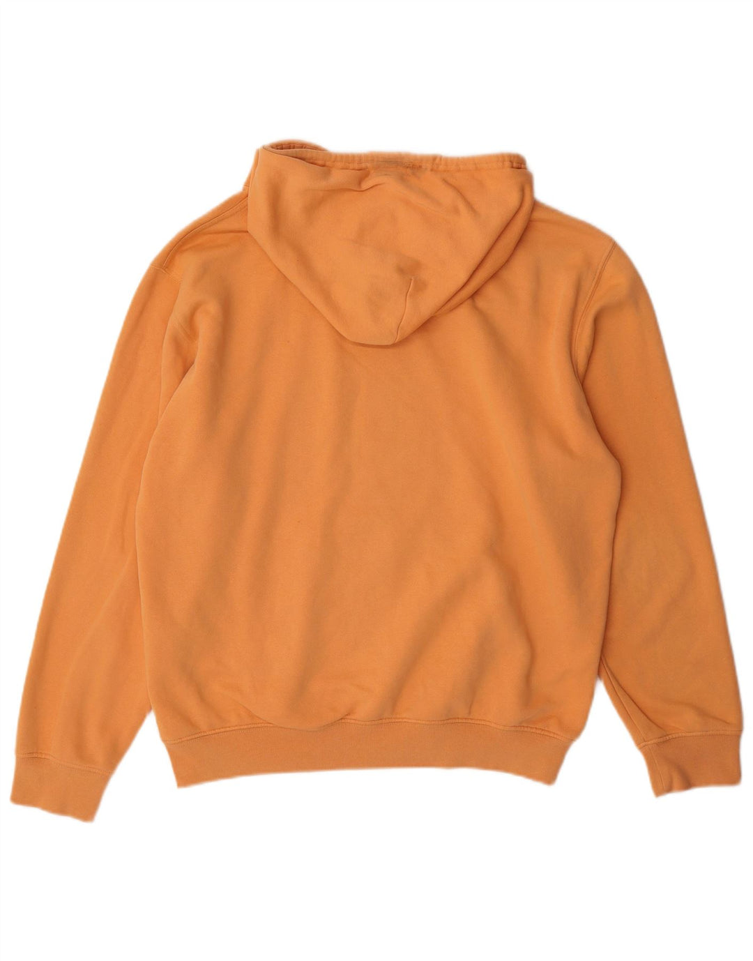 CHAMPION Mens Hoodie Jumper Medium Orange Cotton