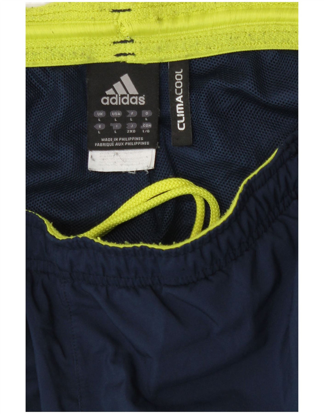 Adidas Mens Climacool Tracksuit Trousers Large  Navy Blue Polyester