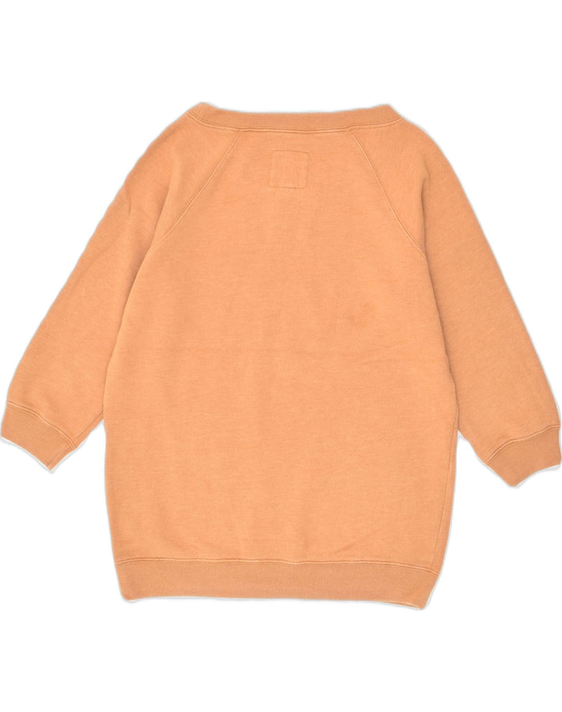 JACK WILLS Womens Graphic Sweatshirt Jumper UK 10 Small  Orange Cotton | Vintage Jack Wills | Thrift | Second-Hand Jack Wills | Used Clothing | Messina Hembry 