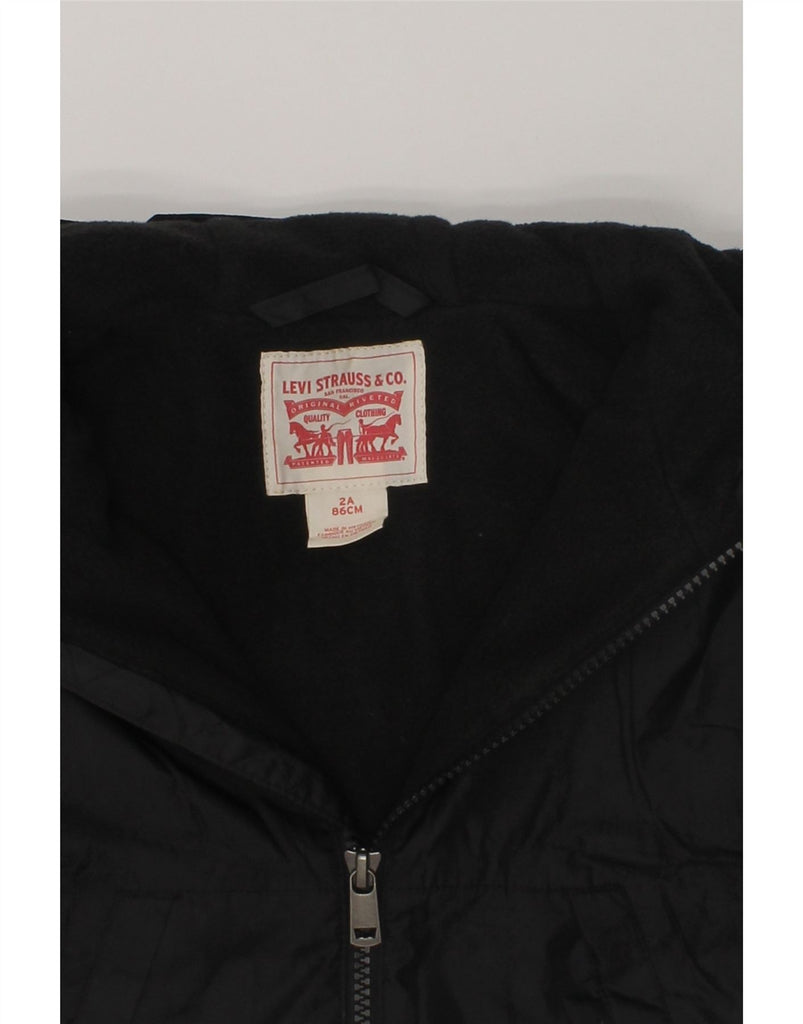 LEVI'S Baby Boys Hooded Rain Jacket 18-24 Months Black Polyester | Vintage Levi's | Thrift | Second-Hand Levi's | Used Clothing | Messina Hembry 