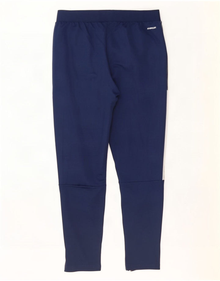 Adidas Mens Aeroready Tracksuit Trousers Large Navy Blue Polyester