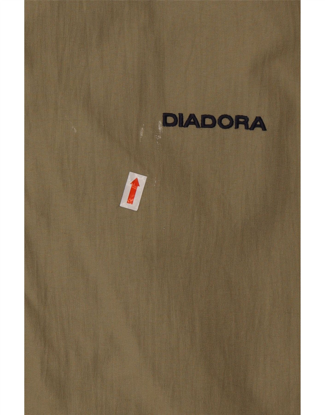 DIADORA Mens Loose Fit Rain Jacket UK 40 Large Beige Polyamide