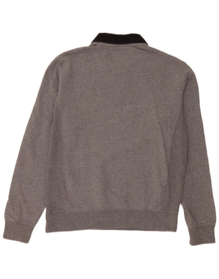 BACI & ABBRACCI Mens Graphic Sweatshirt Jumper Medium Grey Colourblock