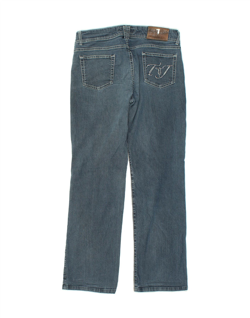 TRUSSARDI Womens Straight Jeans W30 L30  Blue Cotton Vintage Trussardi and Second-Hand Trussardi from Messina Hembry 