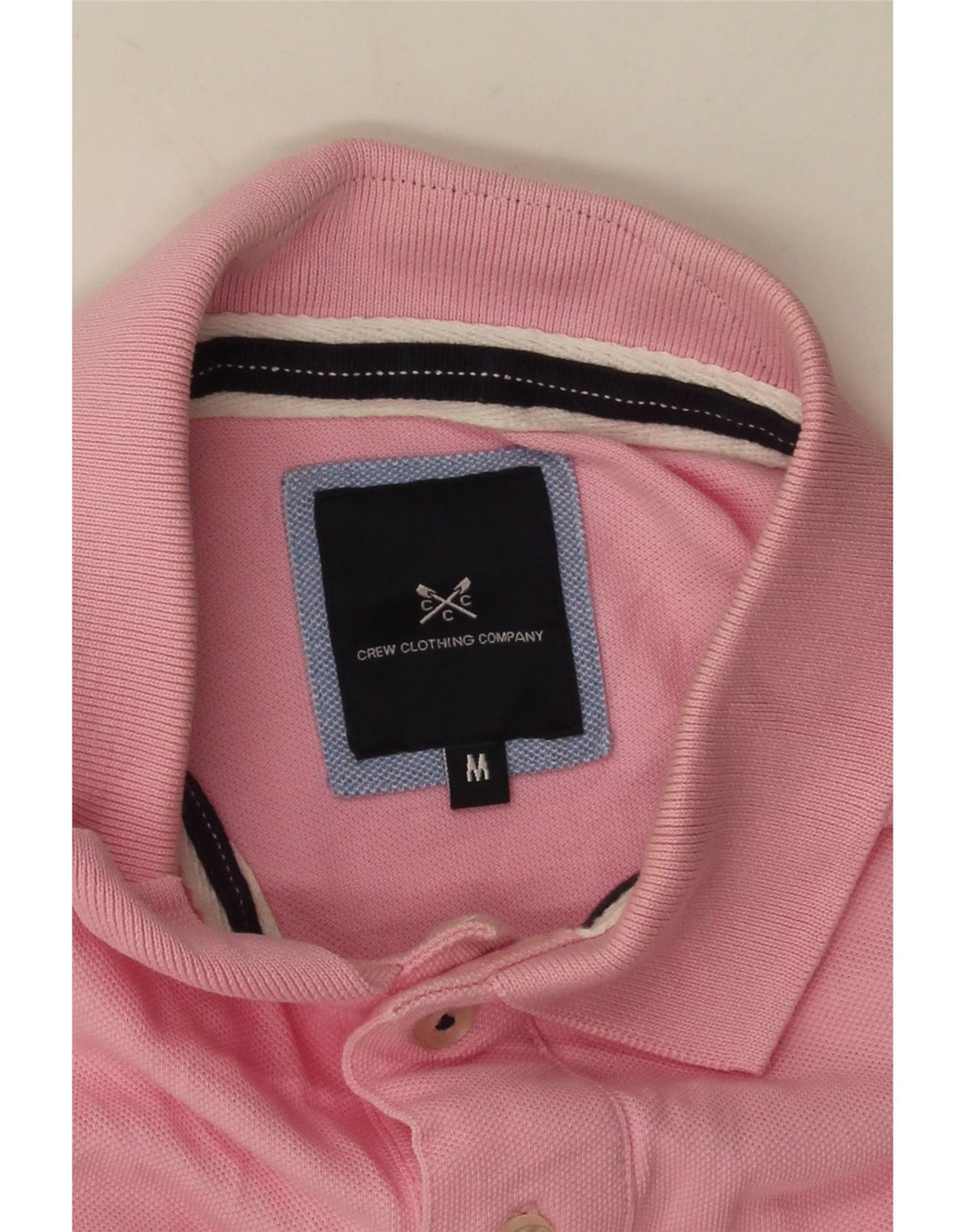 Crew Clothing Mens Polo Shirt Medium Pink