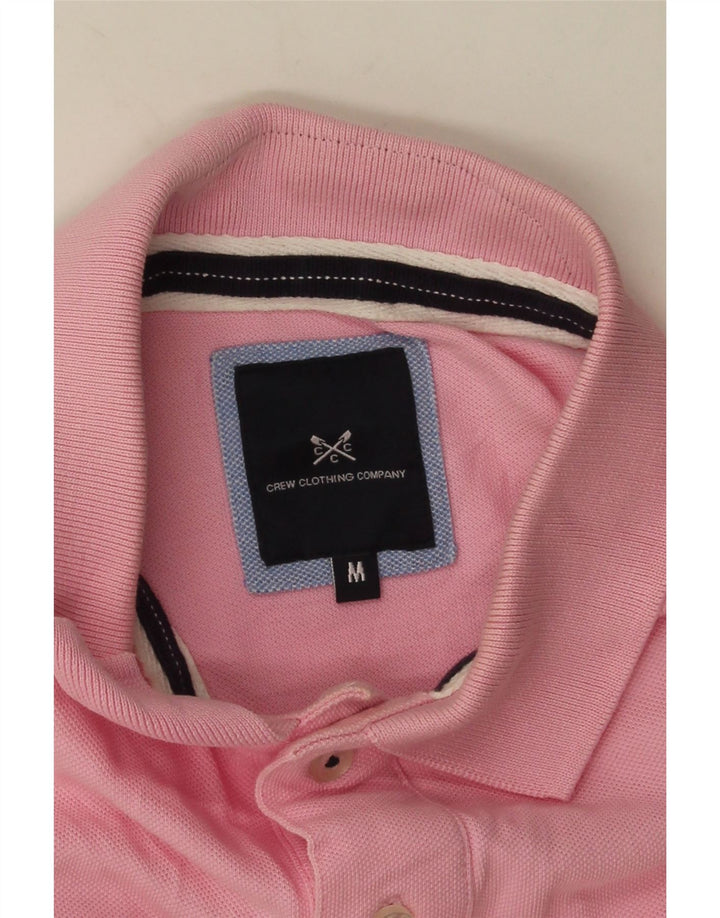 Crew Clothing Mens Polo Shirt Medium Pink