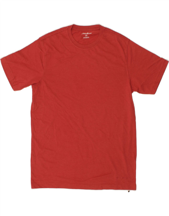 EDDIE BAUER Mens T-Shirt Top Medium Red Cotton Vintage Eddie Bauer and Second-Hand Eddie Bauer from Messina Hembry 