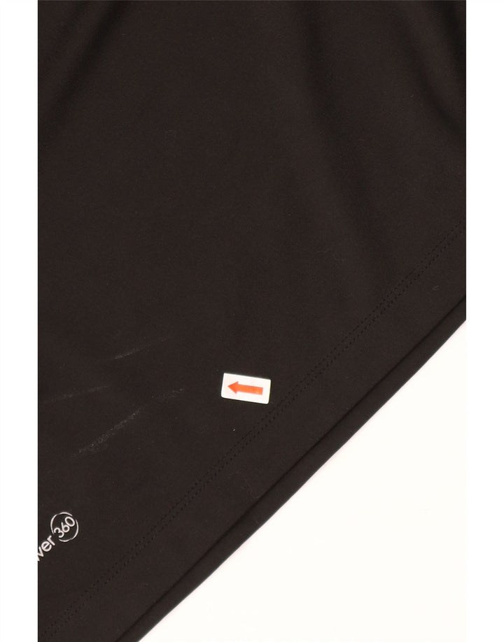 RUSSELL ATHLETIC Mens Dri-Power Polo Shirt UK 54/56 3XL Black Colourblock