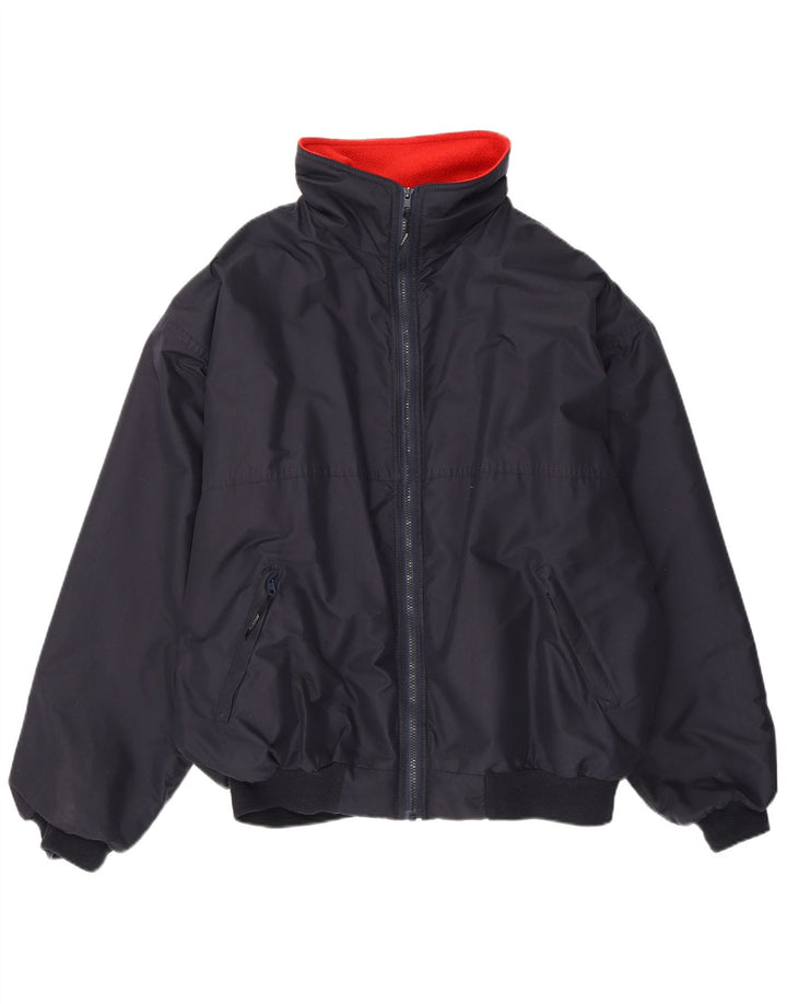 Musto Mens Bomber Jacket UK 42 XL Navy Blue Polyester