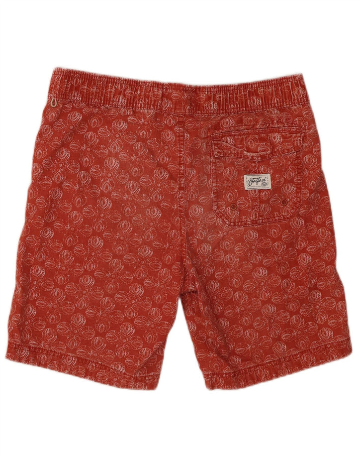 Fat Face Mens Swimming Shorts Medium Orange Floral Cotton