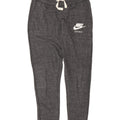 NIKE Mens Graphic Tracksuit Trousers Joggers Small  Grey Flecked Cotton