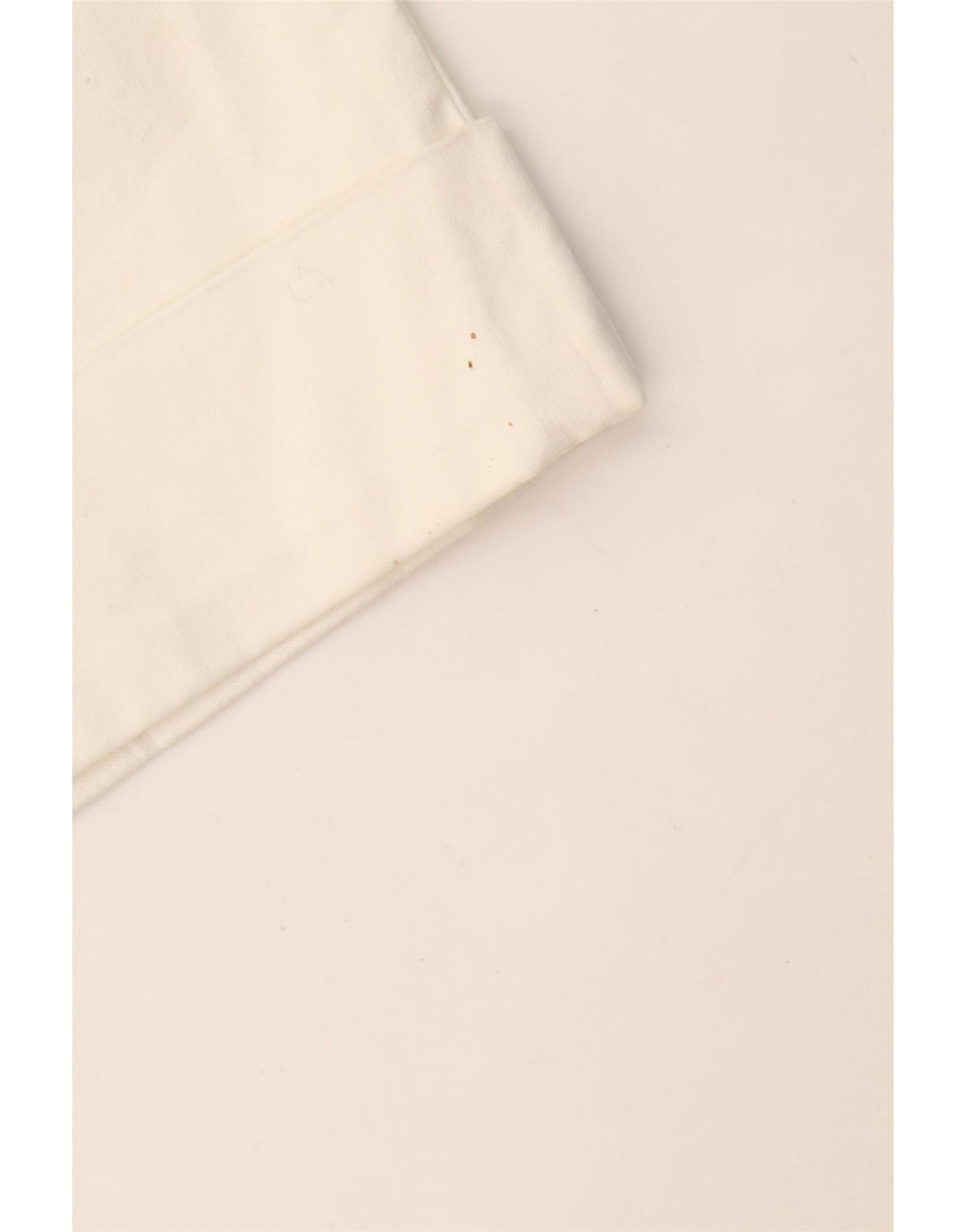 CALVIN KLEIN Womens Slim Capri Trousers US 12 Large W34 L19  Off White