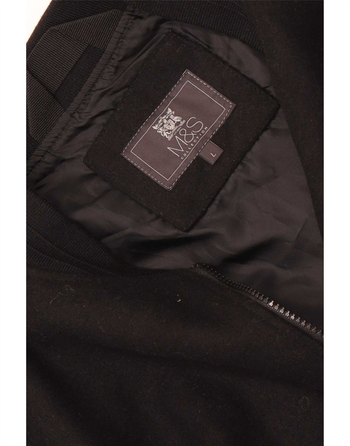 Marks & Spencer Mens Bomber Jacket Large Black