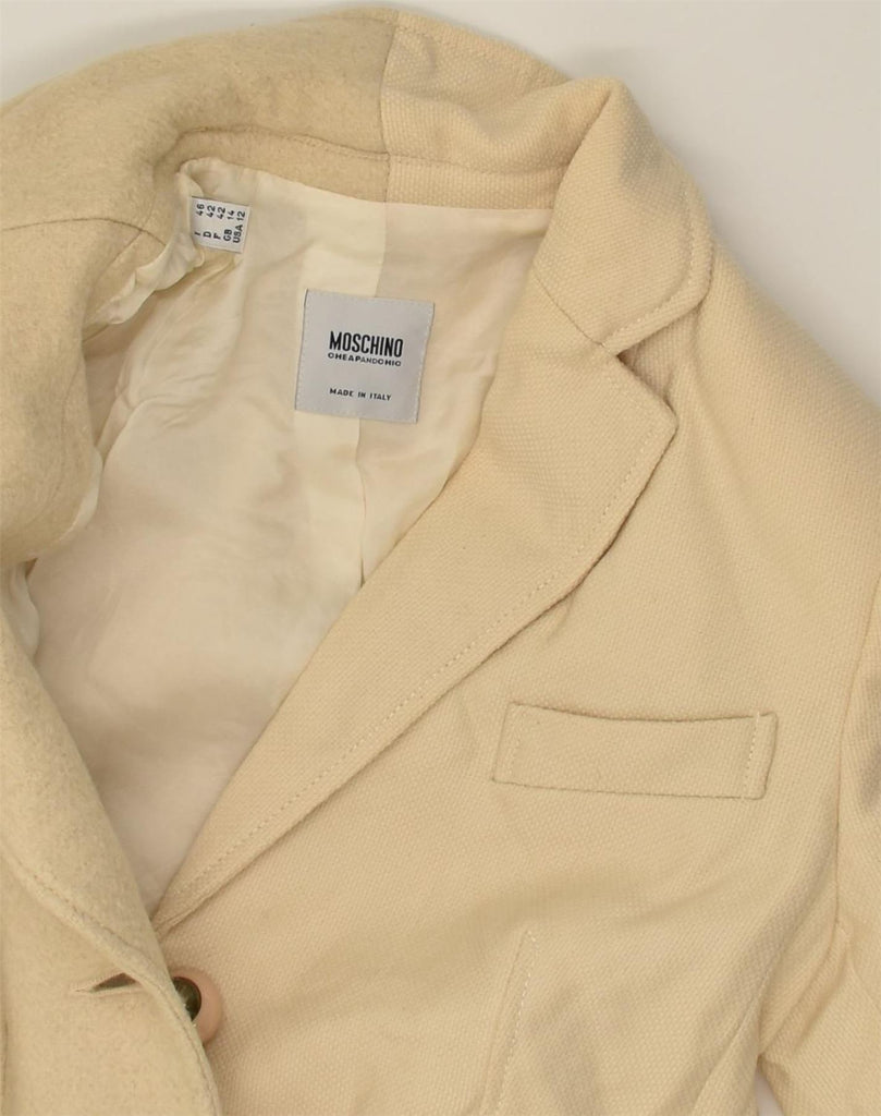 MOSSIMO Womens Overcoat UK 14 Large  Beige | Vintage Mossimo | Thrift | Second-Hand Mossimo | Used Clothing | Messina Hembry 