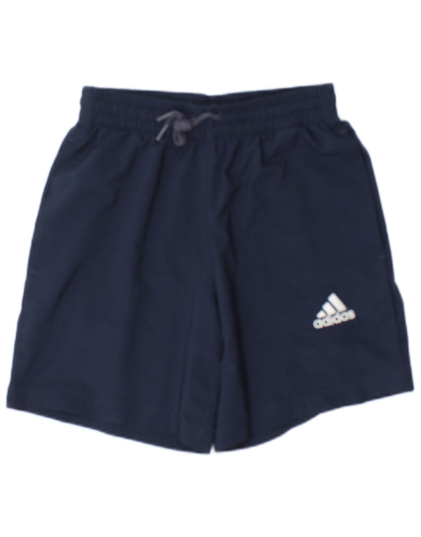 Adidas Womens Primegreen Sport Shorts UK 6 XS Navy Blue Polyester