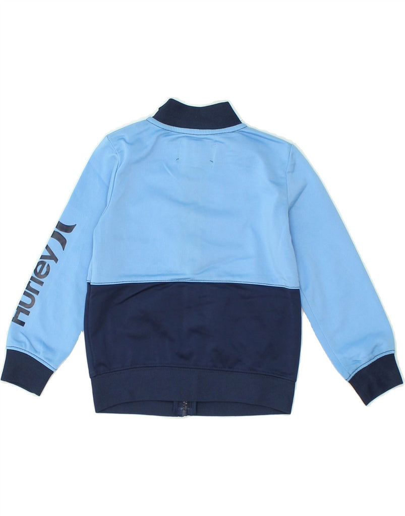 HURLEY Boys Graphic Tracksuit Top Jacket 2-3 Years Blue Colourblock | Vintage Hurley | Thrift | Second-Hand Hurley | Used Clothing | Messina Hembry 