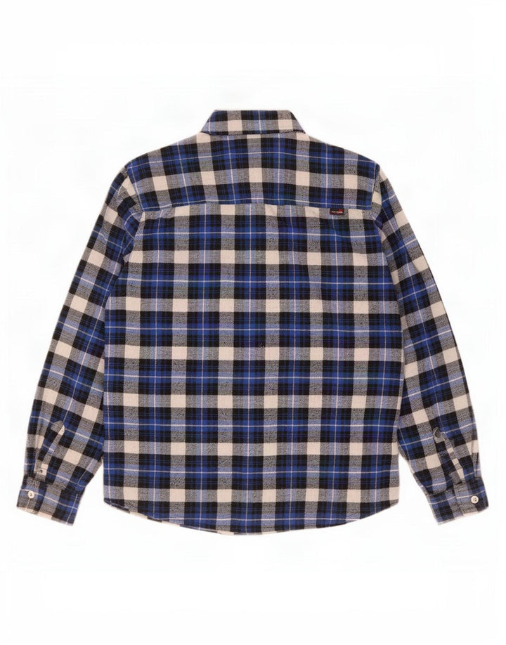 Rip Curl Mens Flannel Shirt Large Blue Check