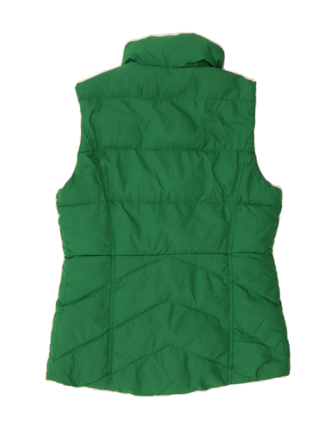 J. CREW Womens Padded Gilet UK 6 XS Green Polyester Vintage J. Crew and Second-Hand J. Crew from Messina Hembry 