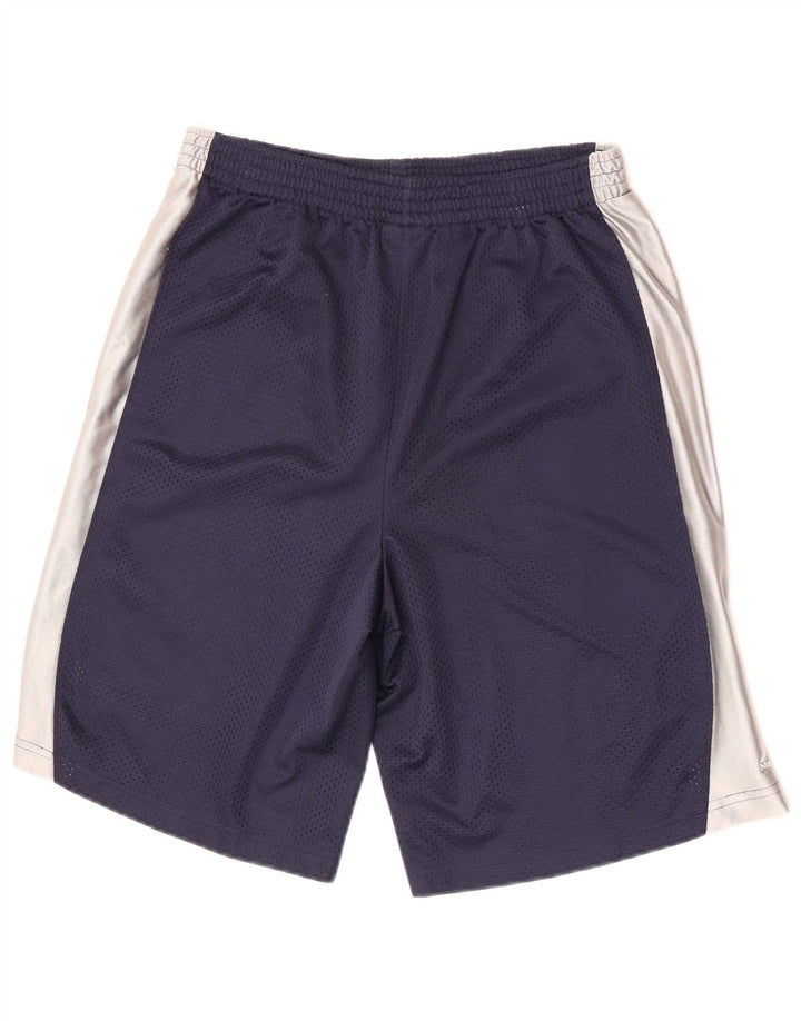 Majestic Mens Sport Shorts Medium  Navy Blue Colourblock Polyester