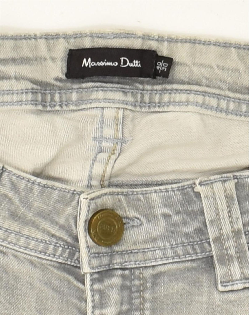 MASSIMO DUTTI Womens Low Waist Slim Jeans EU 40 Medium W30 L30 Grey Cotton | Vintage Massimo Dutti | Thrift | Second-Hand Massimo Dutti | Used Clothing | Messina Hembry 