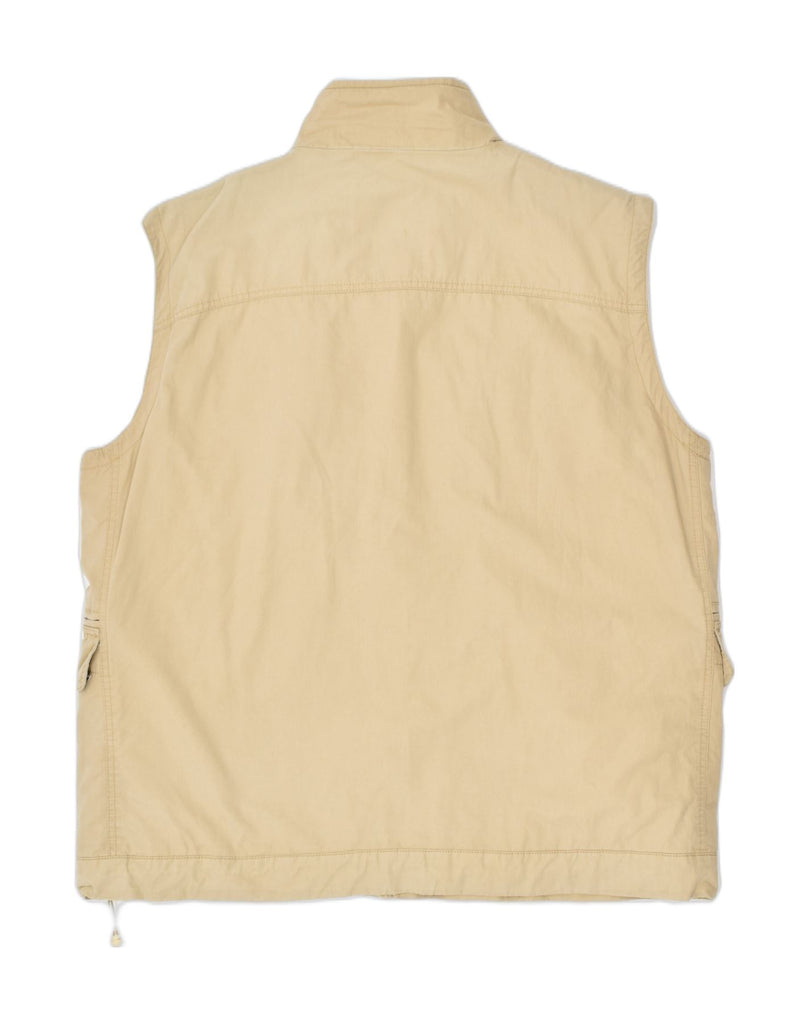 CHAMPION Mens Utility Gilet UK 44 2XL Beige Cotton | Vintage | Thrift | Second-Hand | Used Clothing | Messina Hembry 