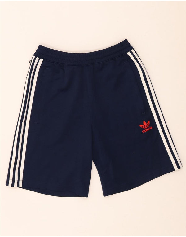 Adidas Mens Sport Shorts Small  Navy Blue Polyester