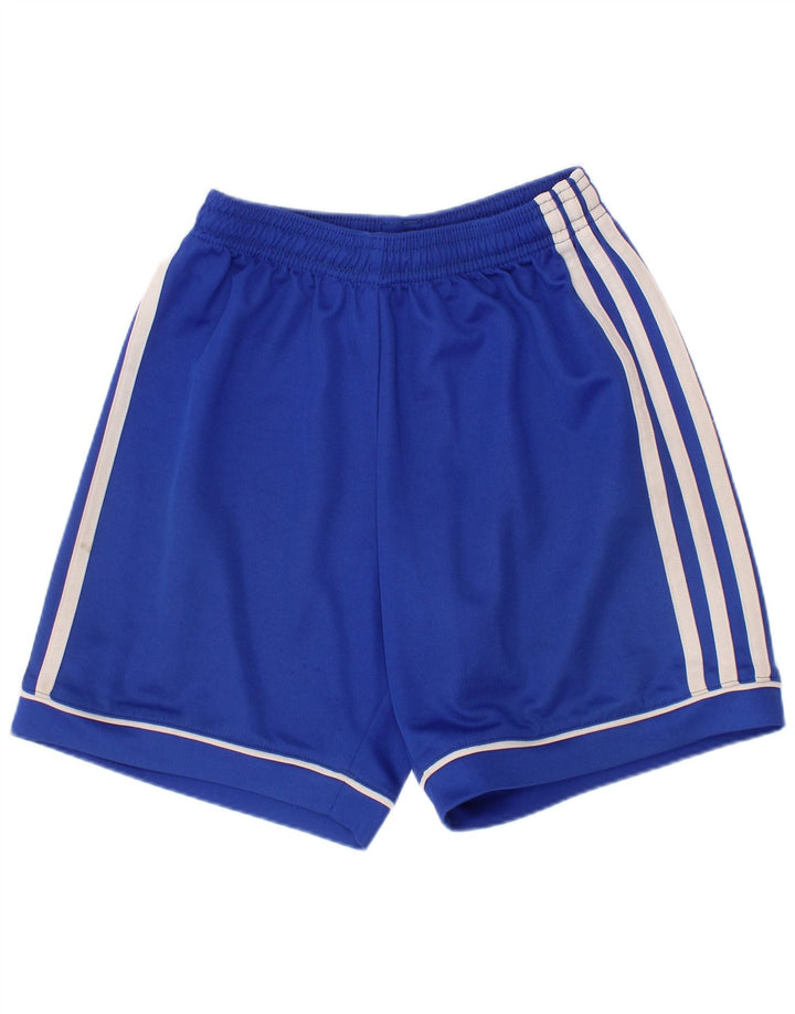Adidas Boys Climalite Sport Shorts 9-10 Years  Blue Polyester