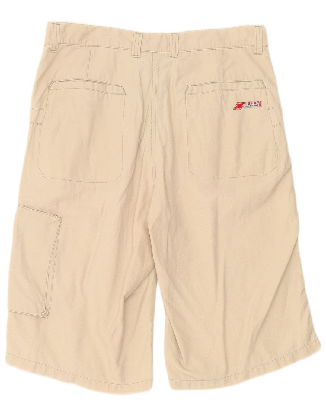 Bear Mens Cargo Shorts W33 Medium  Beige