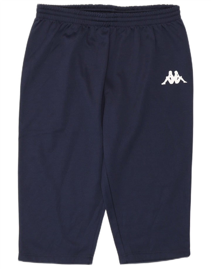 KAPPA Womens Capri Tracksuit Trousers UK 18 XL Navy Blue Polyester