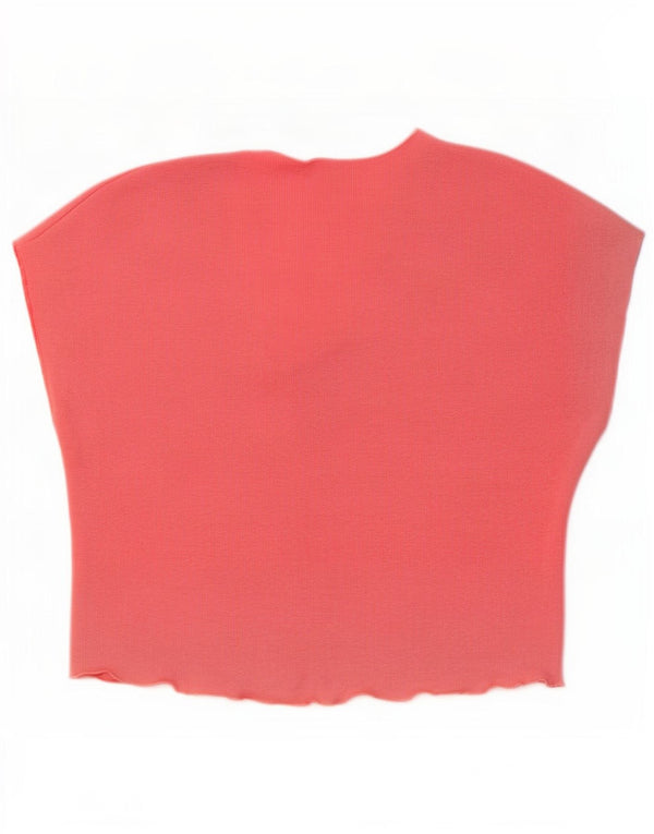 Zara Womens Blouse Top UK 14 Medium Pink