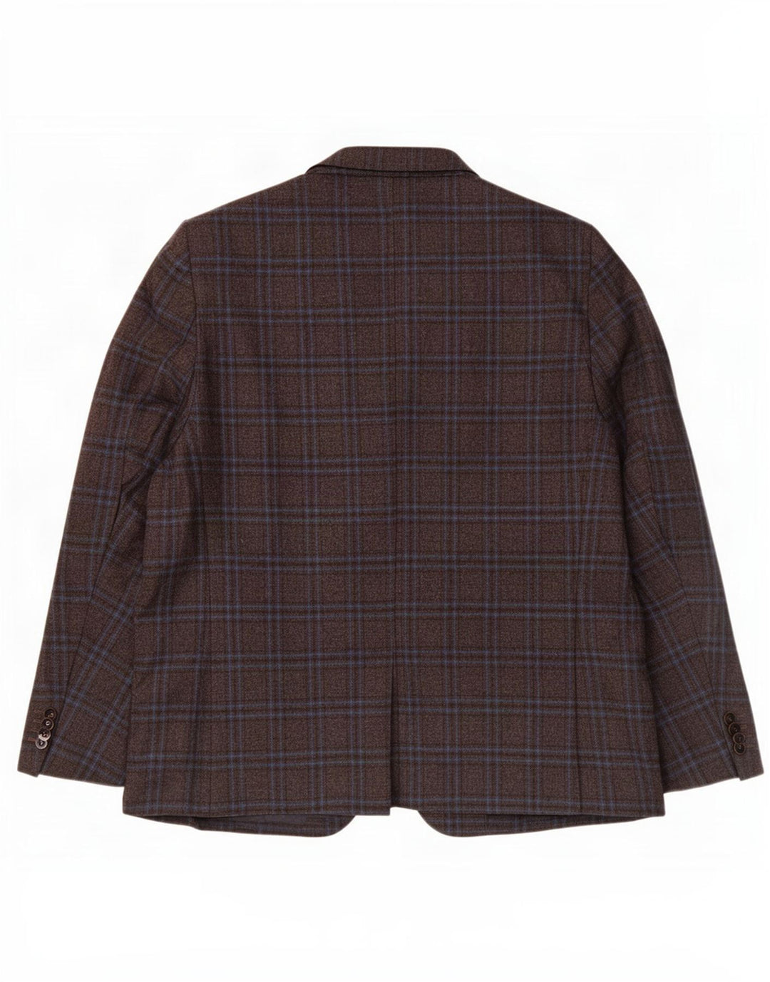 Louis Copeland Mens 2 Button Blazer Jacket EU 50 Large Brown Check
