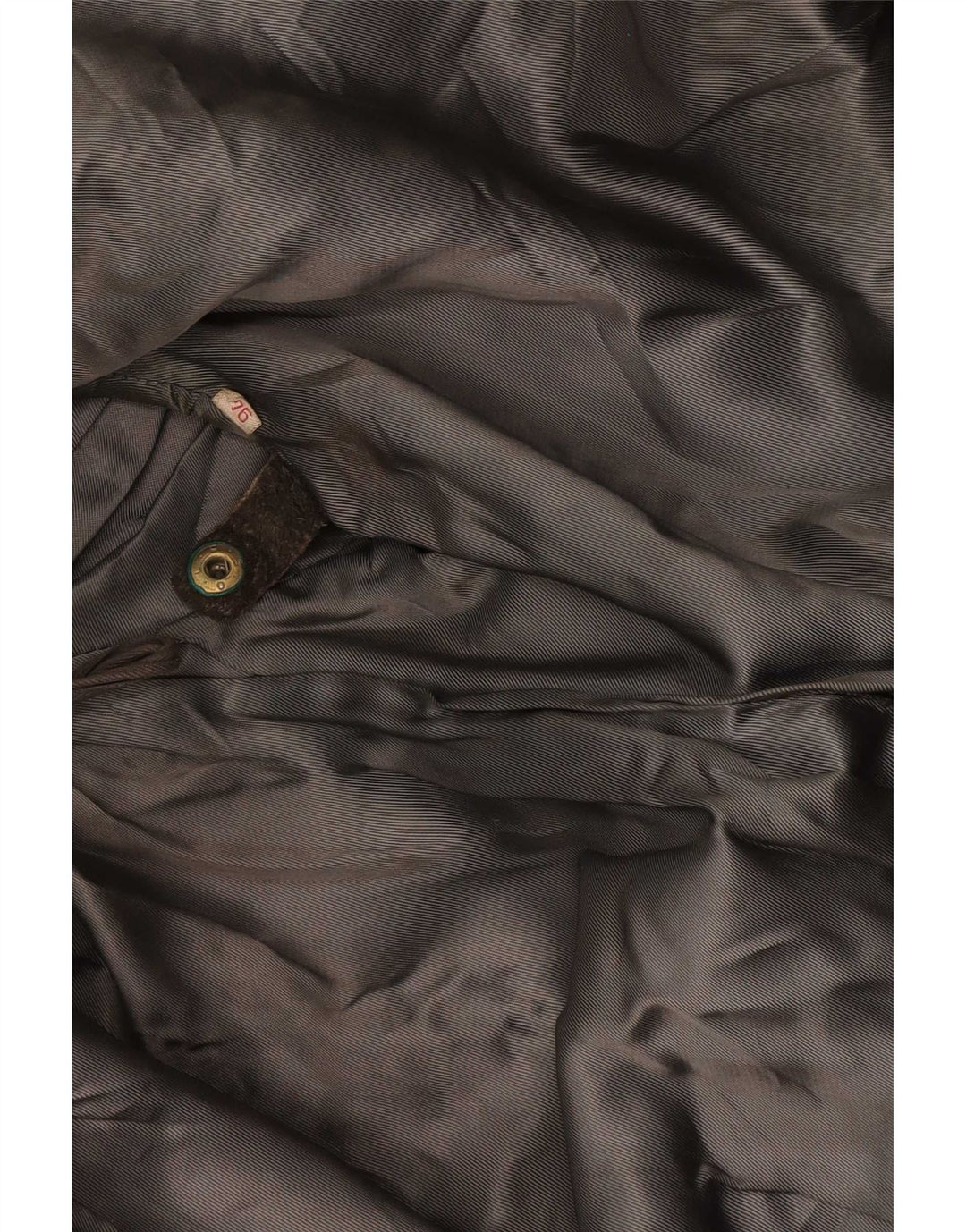 Vintage Womens Leather Coat UK 16 Large Green