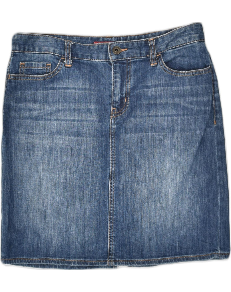 TOMMY HILFIGER Womens Denim Skirt W30 Medium  Blue | Vintage Tommy Hilfiger | Thrift | Second-Hand Tommy Hilfiger | Used Clothing | Messina Hembry 