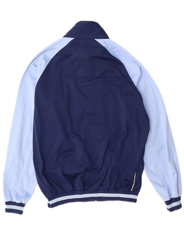 CHAMPION Mens Graphic Tracksuit Top Jacket Medium Navy Blue Colourblock