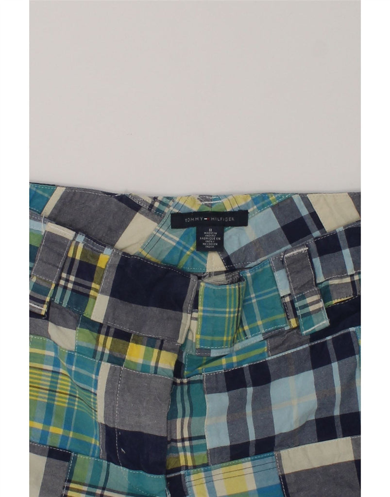 TOMMY HILFIGER Womens Hot Pants US 8 Medium W30  Multicoloured Check | Vintage Tommy Hilfiger | Thrift | Second-Hand Tommy Hilfiger | Used Clothing | Messina Hembry 