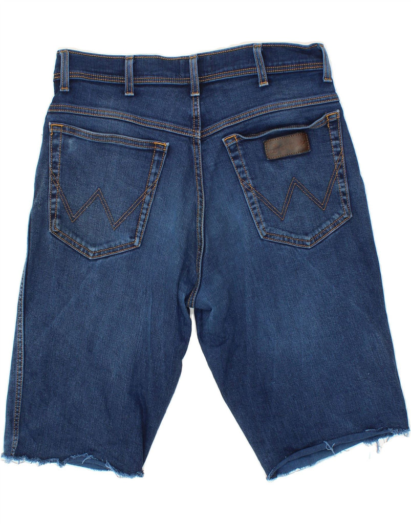 WRANGLER Mens Texas Denim Shorts W33 Medium Blue Cotton Vintage Wrangler and Second-Hand Wrangler from Messina Hembry 