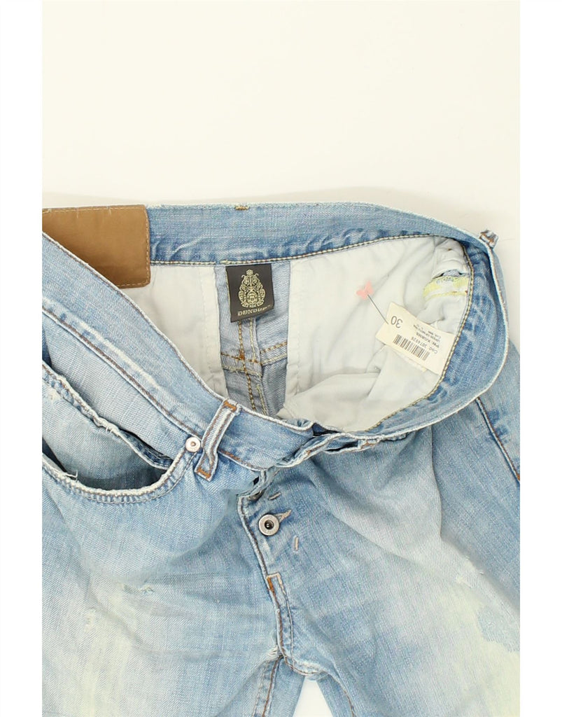 DONDUP Mens Distressed Denim Shorts W30 Medium  Blue | Vintage Dondup | Thrift | Second-Hand Dondup | Used Clothing | Messina Hembry 