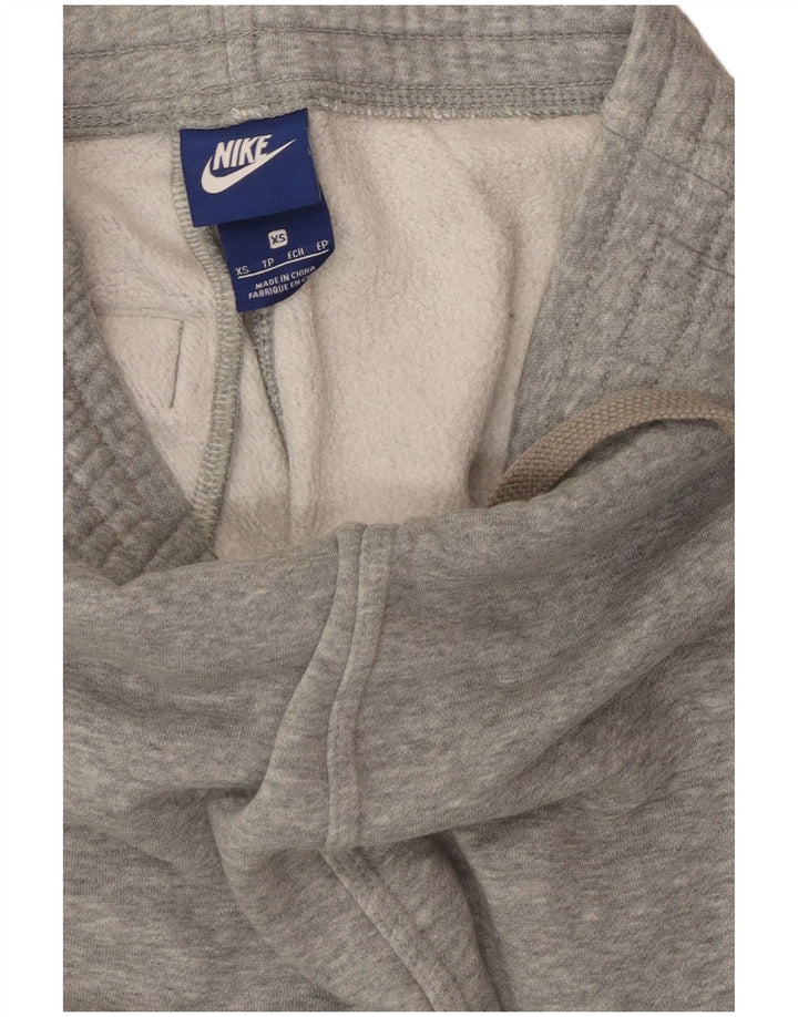 Nike Womens Tracksuit Trousers Joggers UK 6 XS  Grey Cotton