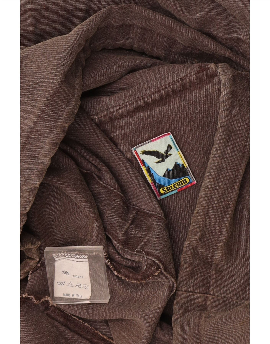 SALEWA Mens Utility Jacket UK 42 XL Grey Colourblock Cotton