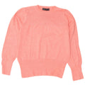 Marks & Spencer Womens Crew Neck Jumper Sweater UK 12 Medium Pink Viscose