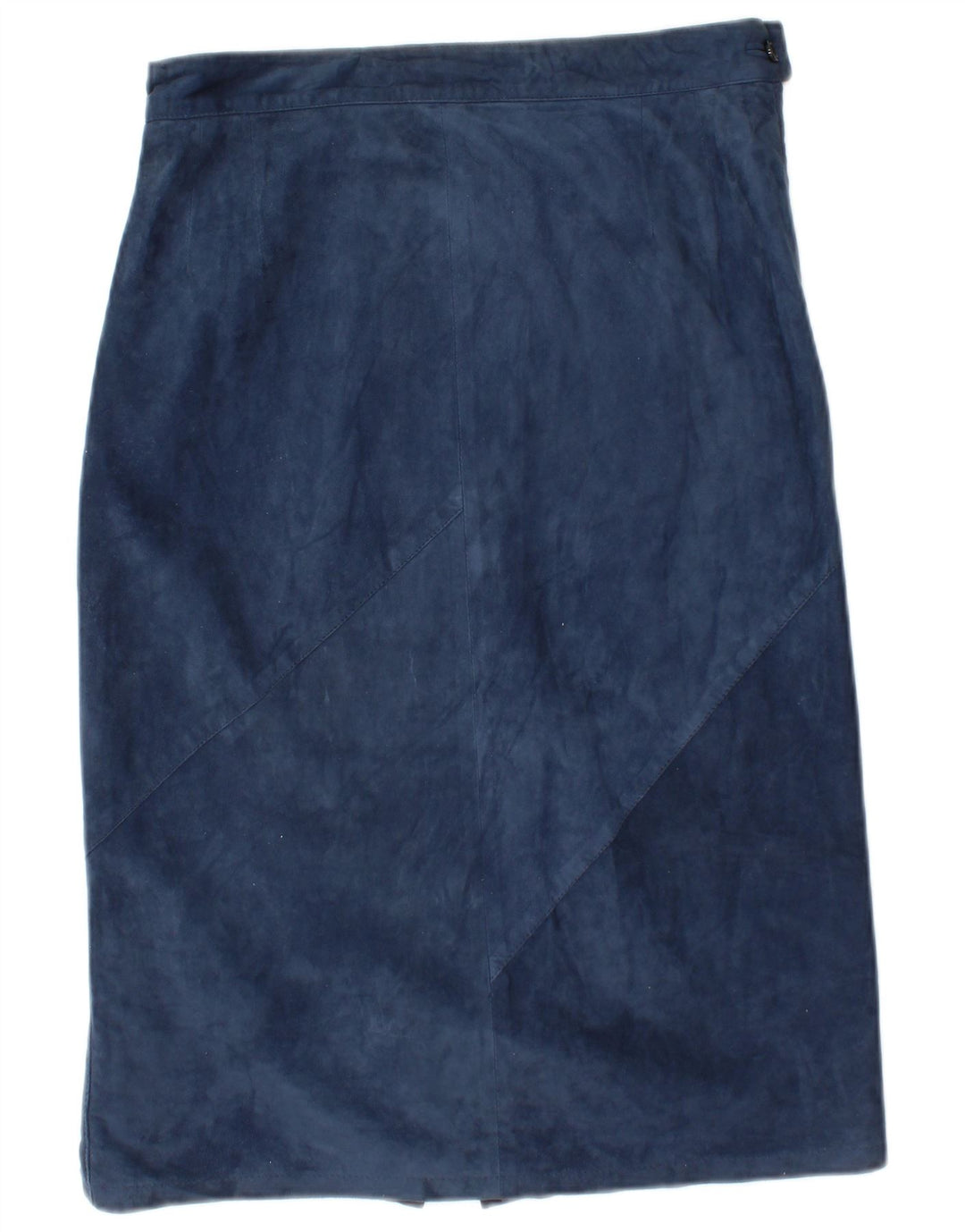 Robrik Womens Suede 2 Piece Skirt Set IT 44 Medium W30  Navy Blue Leather