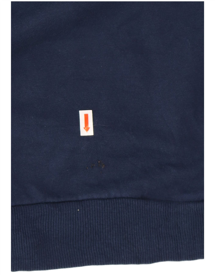 UNDER ARMOUR Womens Cold Gear Sweatshirt Jumper UK 16 Large Navy Blue